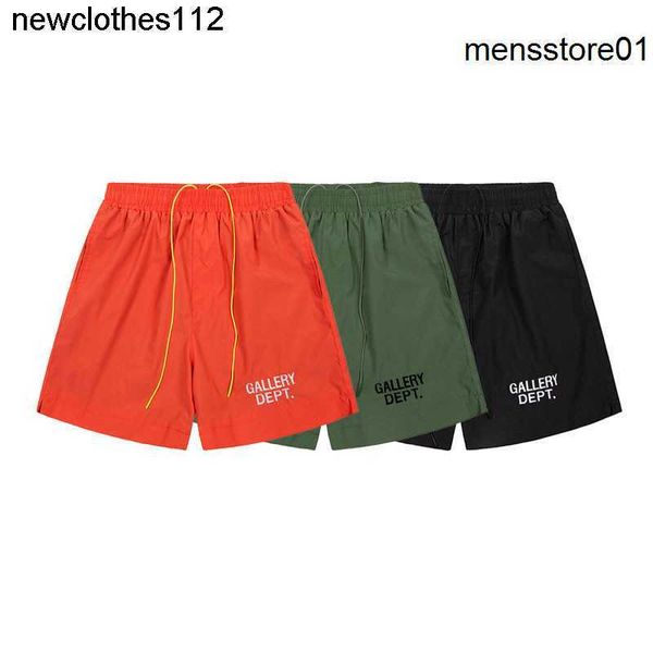 

designer men galery casual shorts drawstring casual pants beach pants, White;black