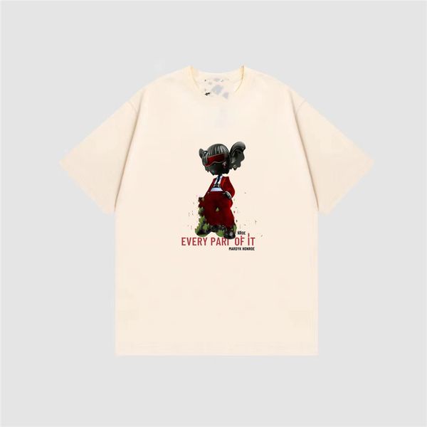 

men's t-shirt- 2023 fashion design ggity men's t-shirts womencotton wrinkle proof printed letter logo casual couple clothing 018-0, White;black
