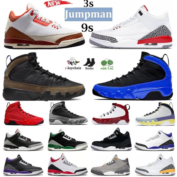 

Jumpman 3 9 Men women Basketball Shoes 3s 9s Black brown Mars Stone University Blue Tinker Black Hall of Fame Emine X Air Shady Hall of Fame Sport Trainer sneakers, Box