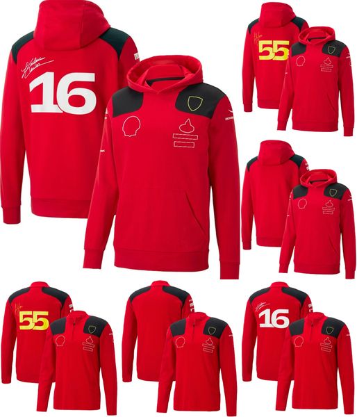 

2023 formula 1 team hoodie f1 drivers red hoodies racing fans fashion hooded sweatshirt custom same style oversized hoodie