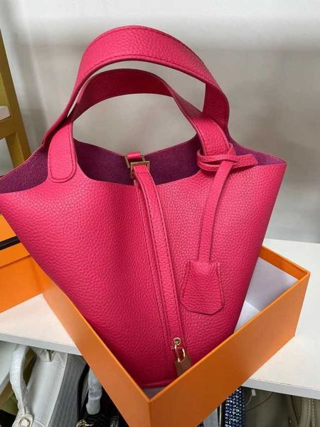 

handbags hernm berd king bags shouler bag style basket women soft pu litchi pattern bucket handleelegant classic luxury brand op48