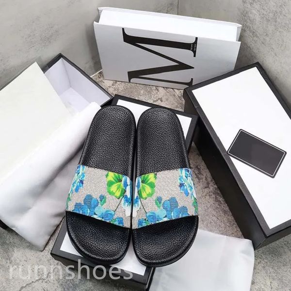 

fashion designer slides mens women slippers summer sandal beach slide flat platform ladies home fashion shoes flip flops striped tiger bee c, Black