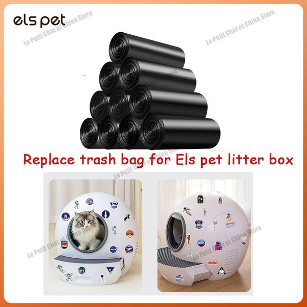 Other Cat Supplies litter box trash bag 1 roller 30 pieces bags for els pet automatic 230216