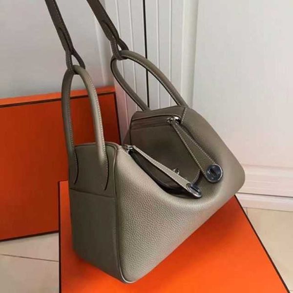 

designer herme lindi bags online outlet brand shop 2023 new versatile layer cowhide genuine leather women's one shoulder portable docto