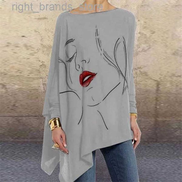 

women's t-shirt new arrival women casual long sleeve tshirt abstract face print t shirt women elegant tee shirts women vintage 0216v23, White