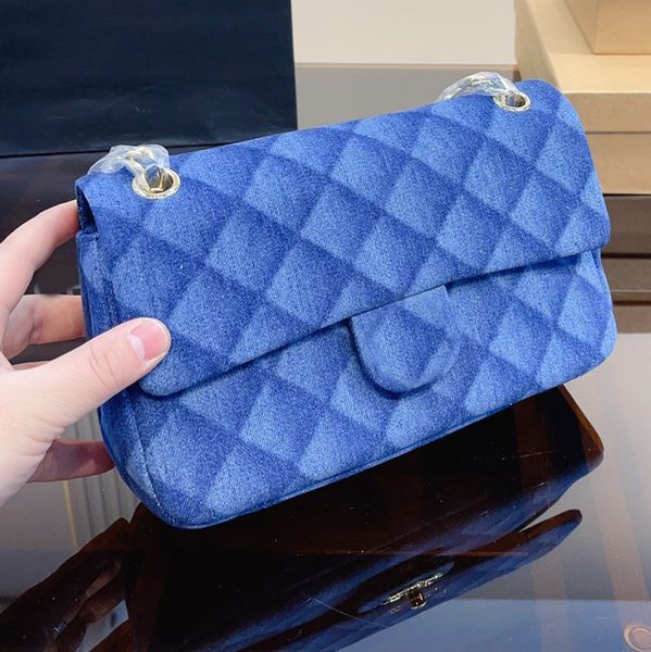 

denim flap chain bags designer bag totes bag cf crossbody leather luxury fashion shoulder handbags letter purse phone wallet metallic