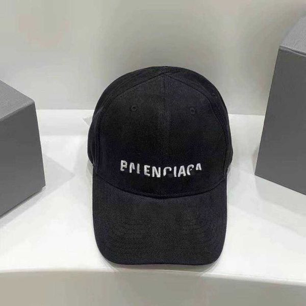 

balenci aga cap men new paris baseball trendy embroidered wash denim cotton sunshade worn sun protection and women 1 n17t, Blue;gray