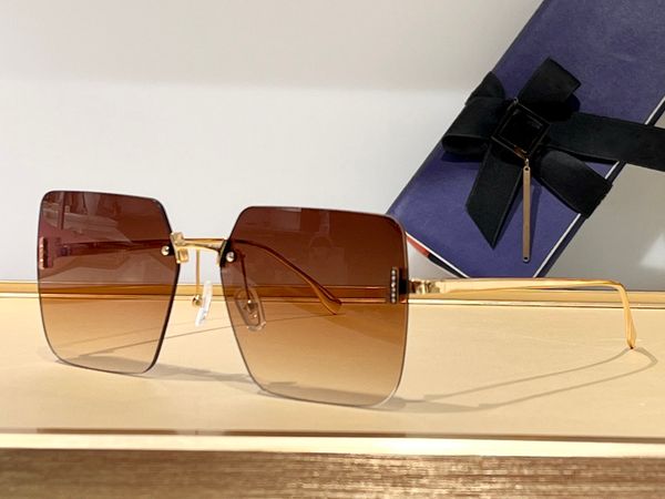 

F Letter Sunglasses fund Funky Designers For Men Women Summer 4082 Style Anti-Ultraviolet Retro Plate Frameless Eyeglasses Random Box 4082US