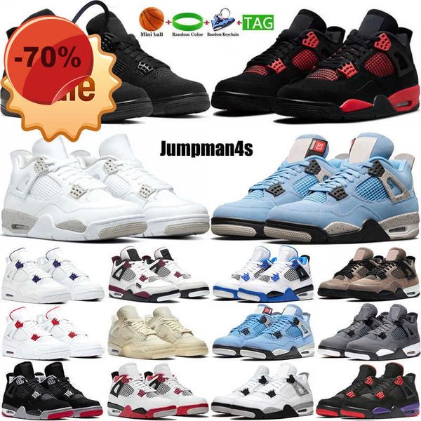 

sandals men 4s women sneaker basketball shoes black cat university blue cement bred patent dark mocha mens trainers women outdoor sports sne