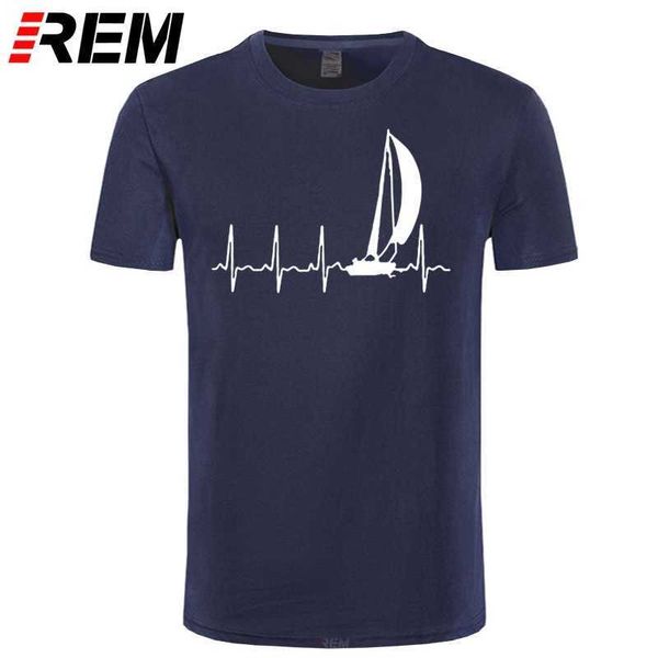 

men's t-shirts sailing t shirt sailing in a heartbeat t-shirt summer graphic tee shirt cute 100 cotton short sleeve 4xl mens tshirt l23, White;black