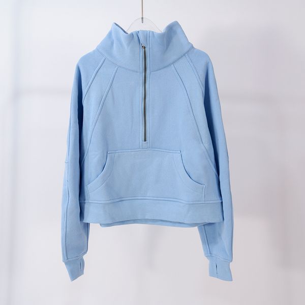 

yoga womens hoodies longline hoodie lady plus lu fashion lu 2023 new wanako me sweatshirt autumn winter hoodies nice color sweater soft hal, Black