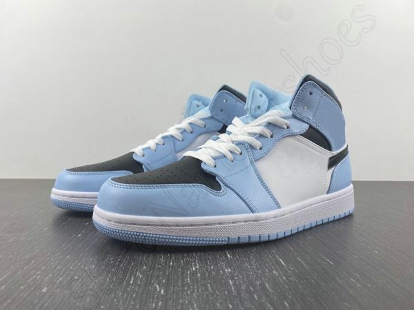 

designer new jumpman mid university blue trainers 1 1s basketball shoes mens womens sports sneakers