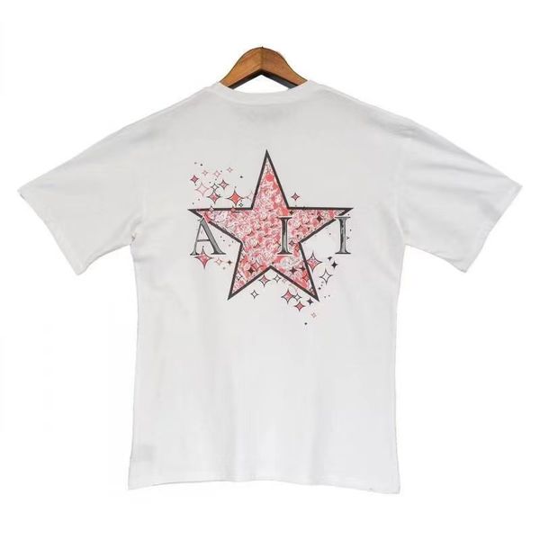 

colors for mens t-shirts men short sleeve leather alphabet embroidery colorful splash ink graffiti alphabet slogan print fog high street t-s, White;black