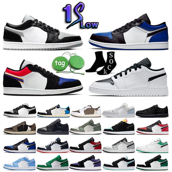 

basketball shoes men womens black white paris reverse bred designer 1 1s low shadow bred toe powder blue mocha unc wolf grey court purple sp