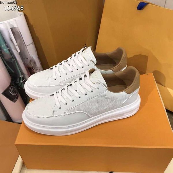 

2023ssluxury designer men's casual shoes ultra-light foamed outsole wear-resistant and comfortable are size38-45 mk, Red;white
