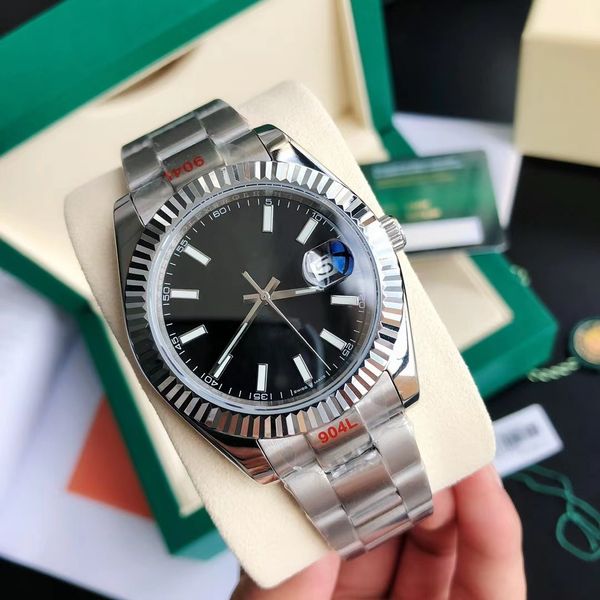 

2023 women's men's watch size 41mm36mm31mm men's automatic watch mechanical sapphire mirror luxury watch enthusiast watch dia, Slivery;brown