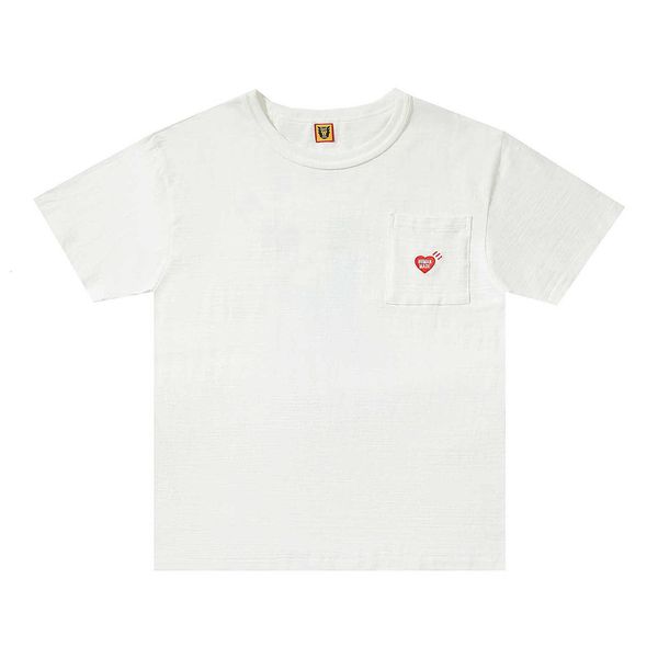 

made human street casual cartoon t-shirt, White;black