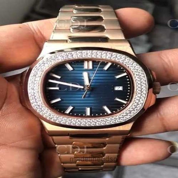 

fashion iced out watchesmens wrist luxury round cut lab gr kfwr, Slivery;golden