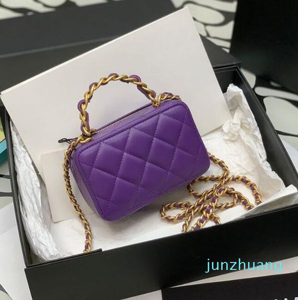 

chan nel bag 66 original quality 2023 luxury designer women cosmetic bags vanity chain handbag designer cross body bag c103
