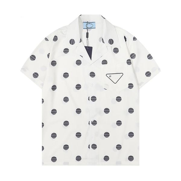 

new men's short-sleeved flower shirt xiha women's lovers short-sleeved shirt.-3xl, White;black