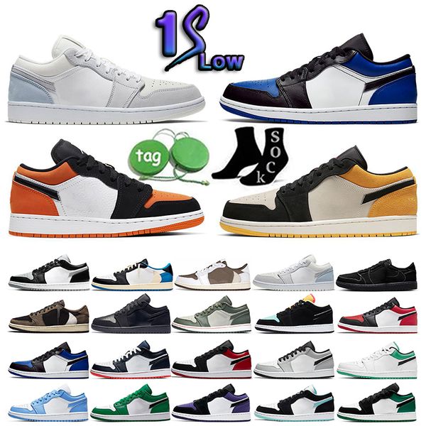 

jumpman 1 1s low mens basketball shoes black phantom dark reverse mocha starfish true blue wolf grey tear away silver bred toe women sport t