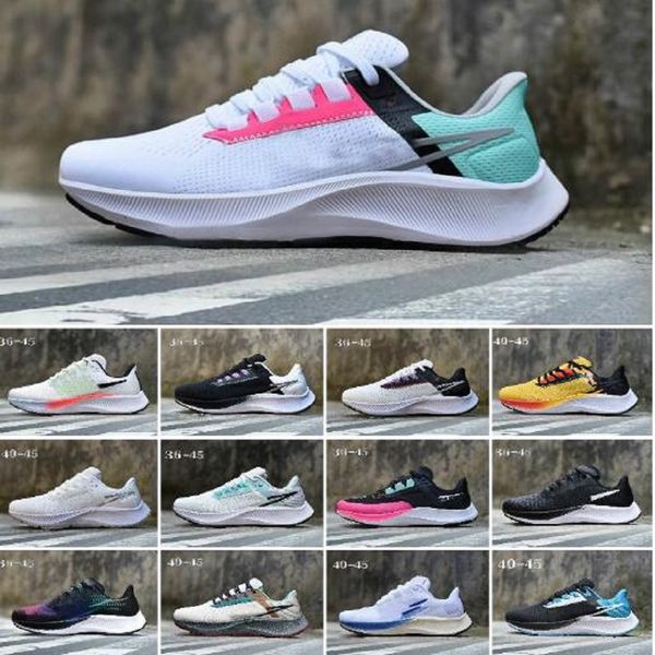 

pegasus 37 39 running shoes mens women fly knit 38 le greedy be true triple white midnight black navy chlorine blue ribbon green wolf grey d
