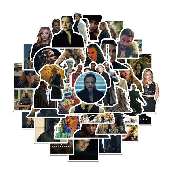 

50pcs tv show the peripheral stickers grace moretz graffiti kids toy skateboard car motorcycle bicycle sticker decals wholesale