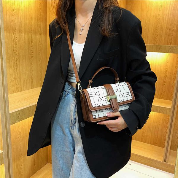 

shoulder bag 's small bag new spring and summer high-level sense of minority design ins foreign style portable messenger square