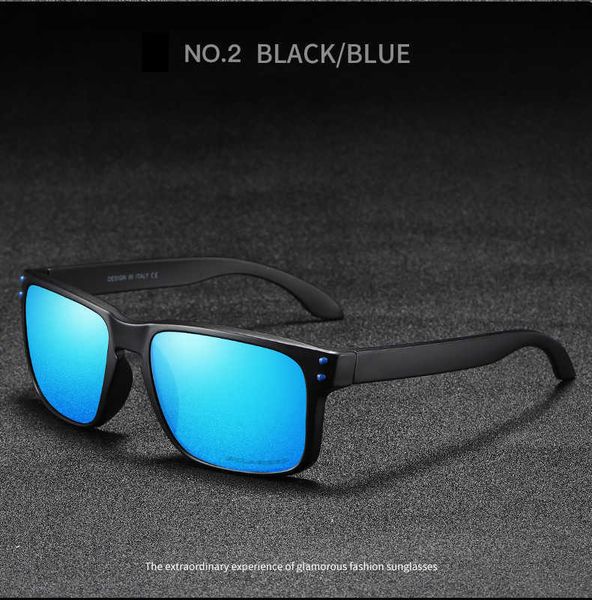 

2023 fashion men sport polarized lens sunglasses brand designer driving women sun glasses oculos male outdoor 9102, White;black