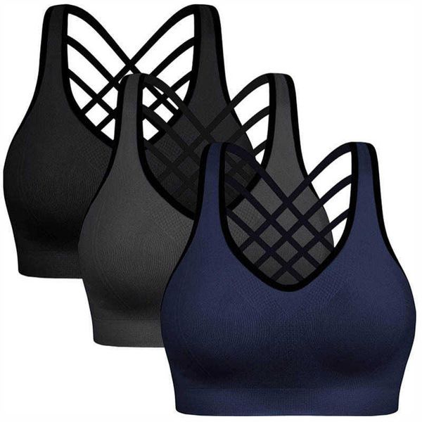 

outdoor bra sports shockproof shoulder strap yoga gathering fitness running underwear, Red;black