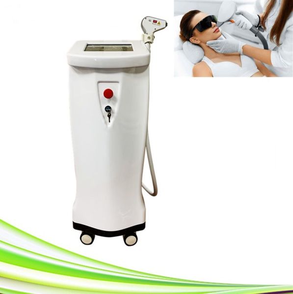 

808nm diode laser hair removal machine diode lazer hair remover epilator skin rejuvenation 810nm painless ice diode laser, Black