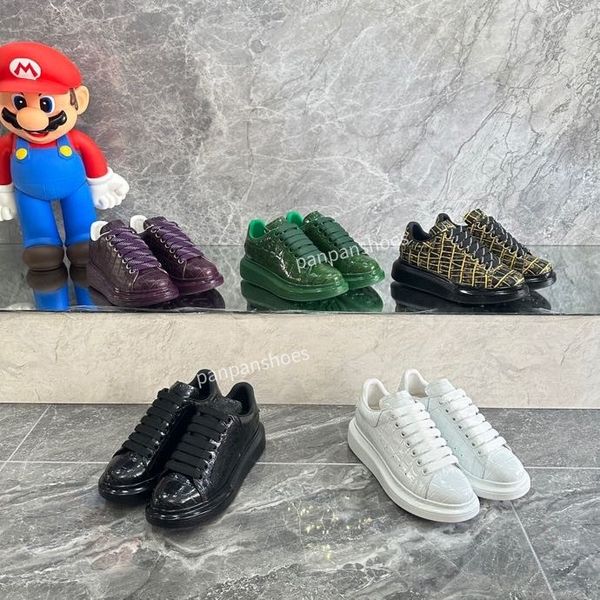 

luxurys designers shoes leather outdoor sports sneakers runner trainers vintage casual shoe size34-46, Black