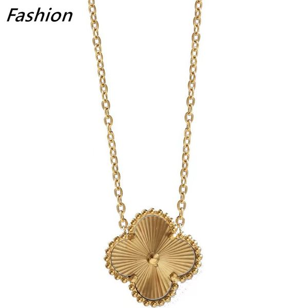 

luxury gold clover pendant necklace bracelet stud earrings for women, Silver