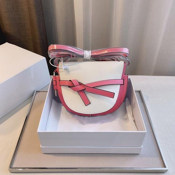 

gate designers bags luxury dual mini shoulder bag leather pink calf raffia calfskin leather beige brown crossbody shoulder bag casual handba