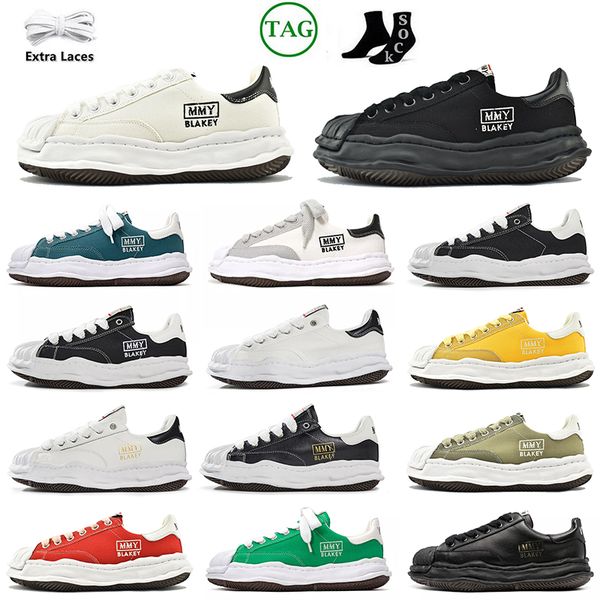 

all match maison mihara yasuhiro designer shoes luxury fashion women mens mmy shoe leather black white low og sole canva trainers sneakers