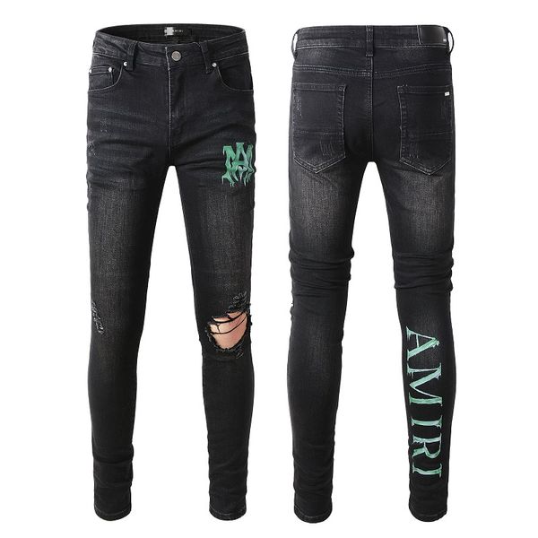 

man jean 2023 holes amirs biker new jeans arrivals trousers mens coolguy luxury pants designer denim clothing #858, Blue