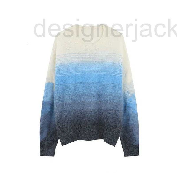 

men's sweaters designer mohair stripe fashion sweater loose harajuku korean clothing spring new brand male female knitted pullovers, White;black