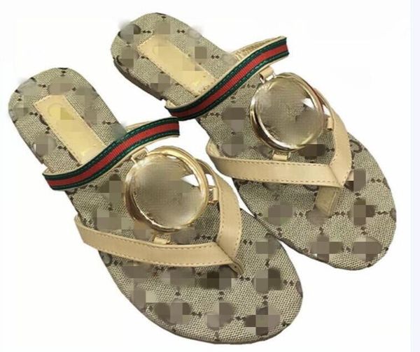 

fashion brand slide sandals slippers for men women designer beach flip flops slipper size35-42, Black