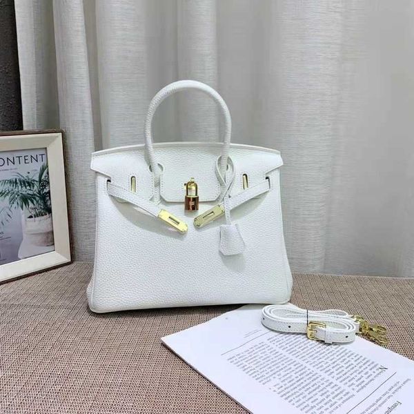 

women's bag 2023 trend luxury designer cowhide pattern layer simple for portable single shoulder crossbody women's bag 50%off blac