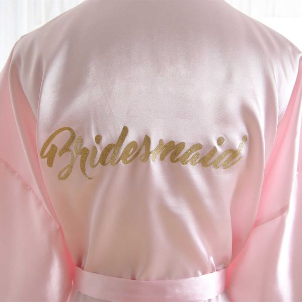 

pajamas body warmer solid gilded bridesmaid morning gown dressing ladies bride cardigan, Black;red