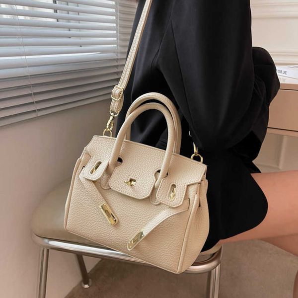 

women's bag 2023 trend luxury designer small red cross large capacity one shoulder women's bag 50%off black white purses handbag