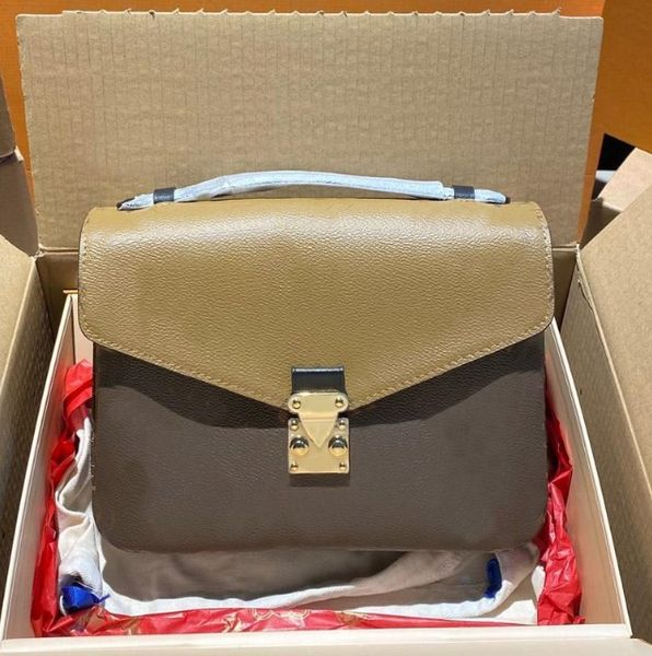 

classic fashion luxury designers brown flower bag women genuine leather handbag messenger lady shoulder crossbody bags m40780 m41465