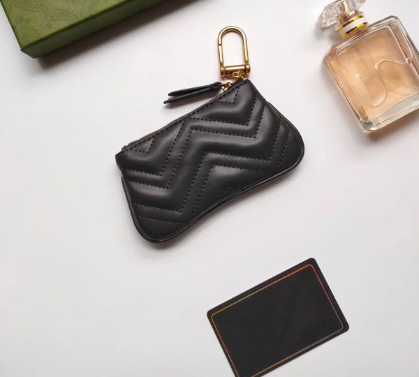 

671722 zig zag key card holders candy color wallets women fashion mini coin purse short wallet, Brown;gray