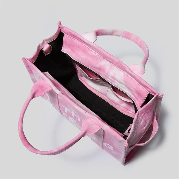 

shoppingbag luxury dyed watercolor messenger bags handbag canvas tote bag shoulder bag tie-dyed265e