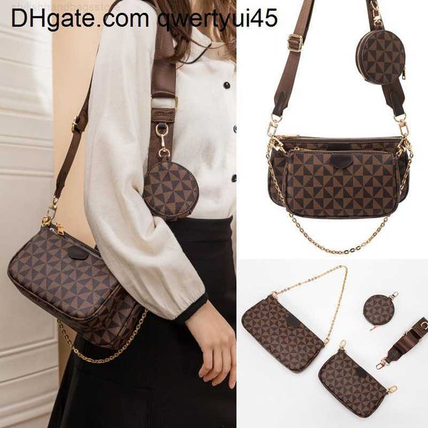 

qwertyui45 shoulder bags printed shoulder bags for women multiple accessories leather women's handbags chain hand bag woman bags should