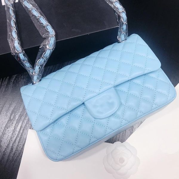 

cf shoulder bags designer fashion womens classic flap solid color rhombus sheepskin hardware accessories coin purses messenger bags handbags