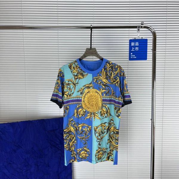 

plus tees & polos street fashion printed letters high street t-shirt short sleeves 100% cotton versatile and good-looking h6888l, Black;brown