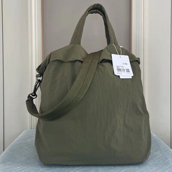 

lu yoga handbag yoga bags female wet waterproof medium luggage bag short travel 19l quality with brand logo269m