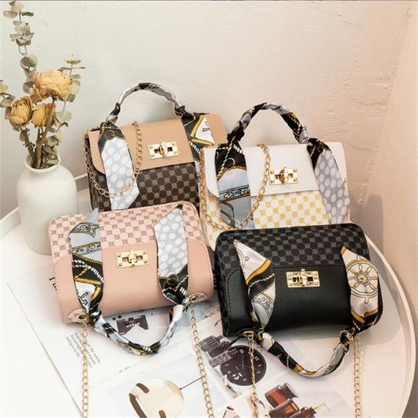 

tote bag printed small square bag scarf chain bag messenger bag