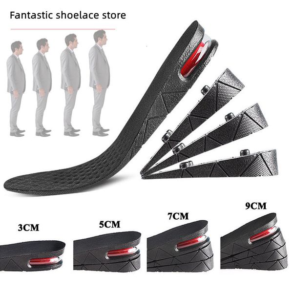 

shoe parts accessories height increase insole invisible ening template air cushion inserts variable insoles adjustable cut foot pad 230217, White;pink